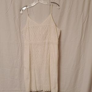 Lucky Brand Off White Eyelet Sundress NWT